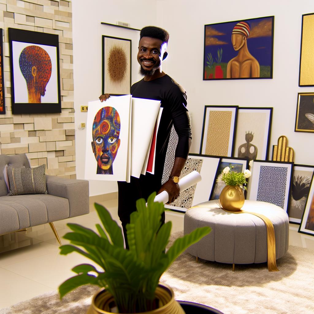 The Role of Nigerian Art Prints in Interior Design Trends