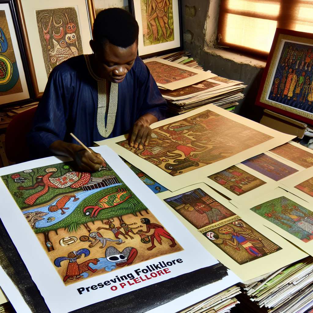 How Nigerian Artists Preserve Folklore Through Art Prints