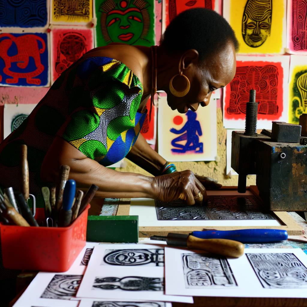 How Nigerian Artists Preserve Folklore Through Art Prints