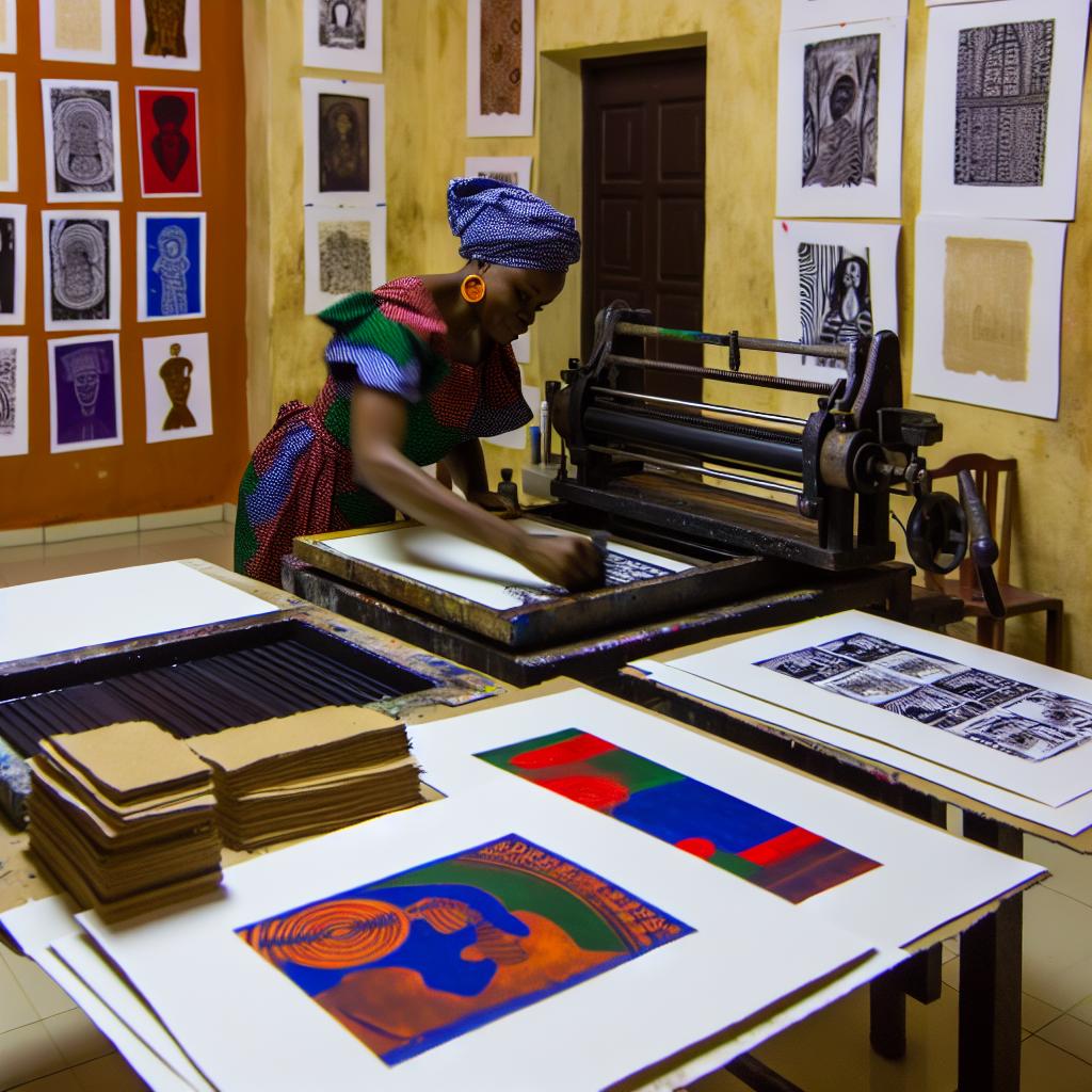 How Nigerian Art Prints Tell Stories of Migration and Diaspora