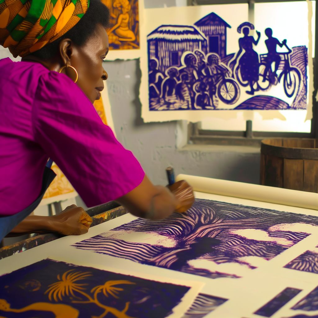 How Nigerian Art Prints Tell Stories of Migration and Diaspora