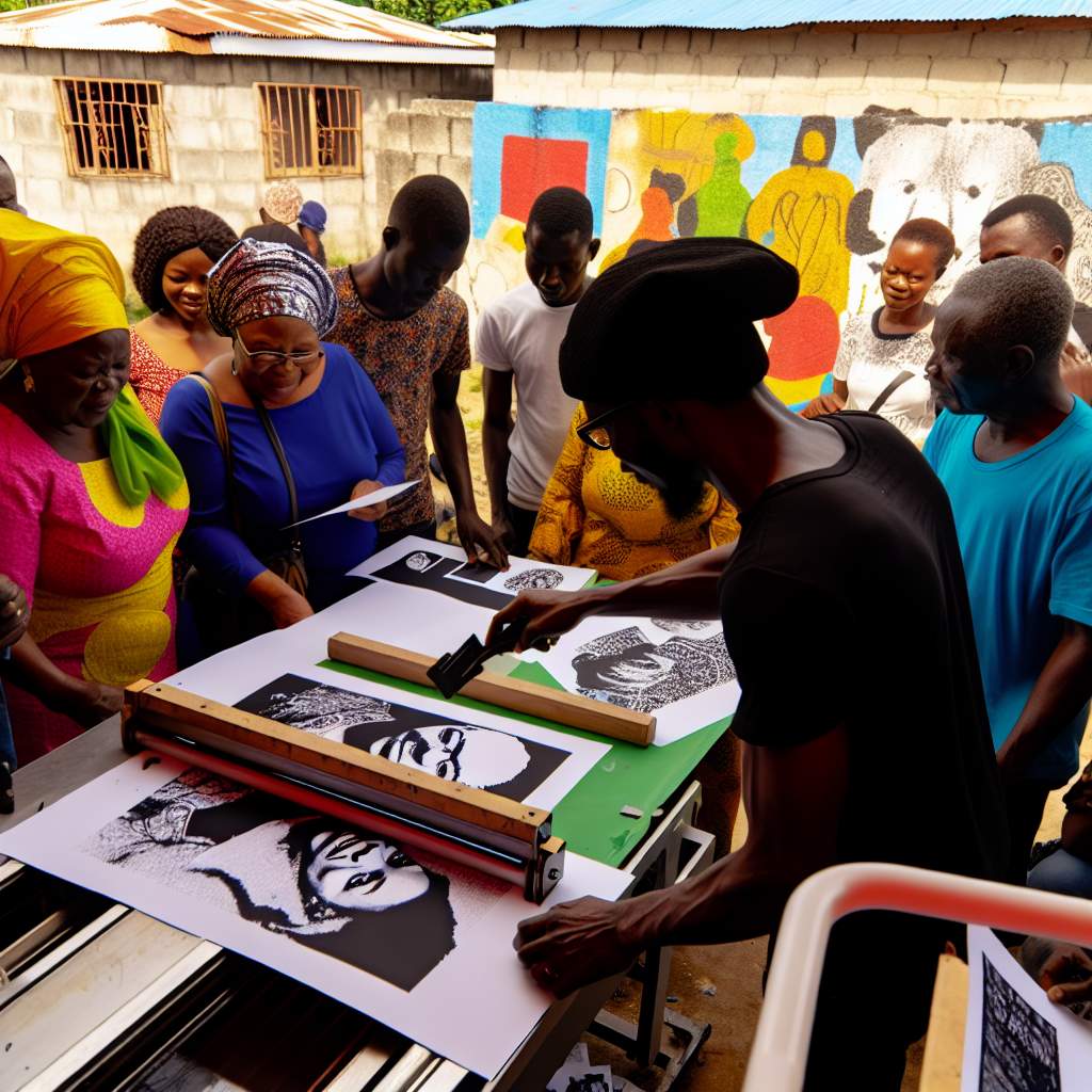 The Role of Nigerian Art Prints in Community Development