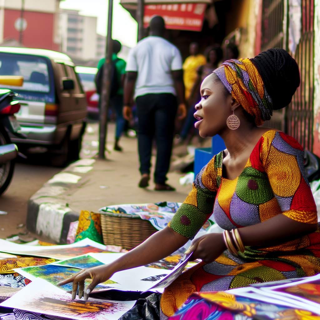 The Influence of Nigerian Street Art on Art Print Designs