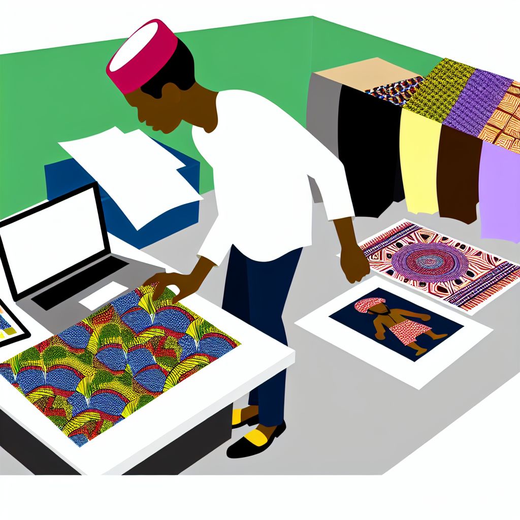Understanding the Artistic Techniques in Nigerian Prints