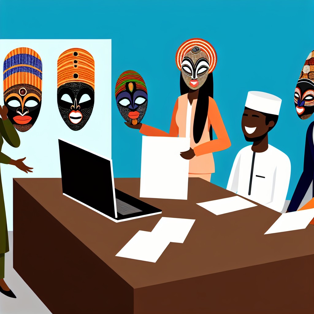 The Influence of African Masks on Nigerian Art Print Designs