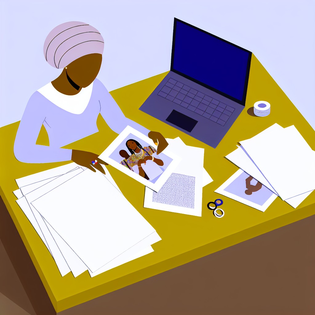 The Process of Making Handcrafted Nigerian Art Prints